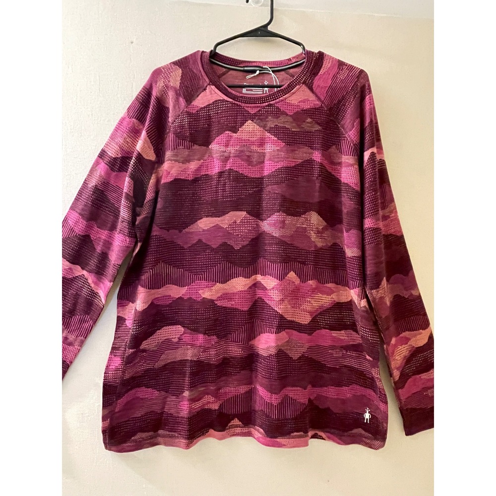 Smartwool Womens 3X Merino 250 Thermal Base Layer‎ Festive Fuchsia Mountain NWT